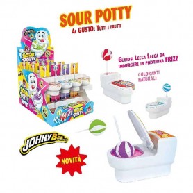 SOUR POTTY LOLLI POP 24X19GR Confezione da 24 PZ