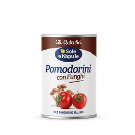 POMODORINI C/FUNGHI 400GR  O SOLE  E NAPULE Confezione da 24 PZ