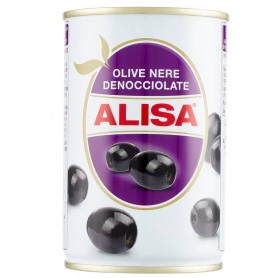 OLIVE DENOCCIOLATE NERE ALISA280GR Confezione da 12 PZ