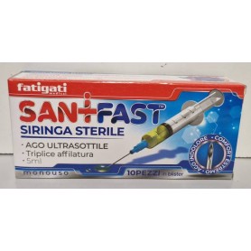 FATIGATI SIRINGHE STERILI 5ML 10PZ 23GR Confezione da 12 PZ