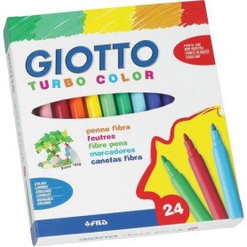 # GIOTTO 24 PENNARELLI TURBO COLOR P.FINE Confezione da 5 PZ