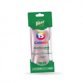 THE BEST COLTELLI RIUT.15PZ ROSA Confezione da 30 PZ