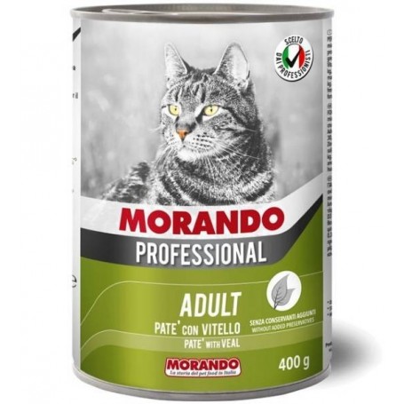 MP GATTO PATE  CON VITELLO ADULT 400GR Confezione da 24 PZ